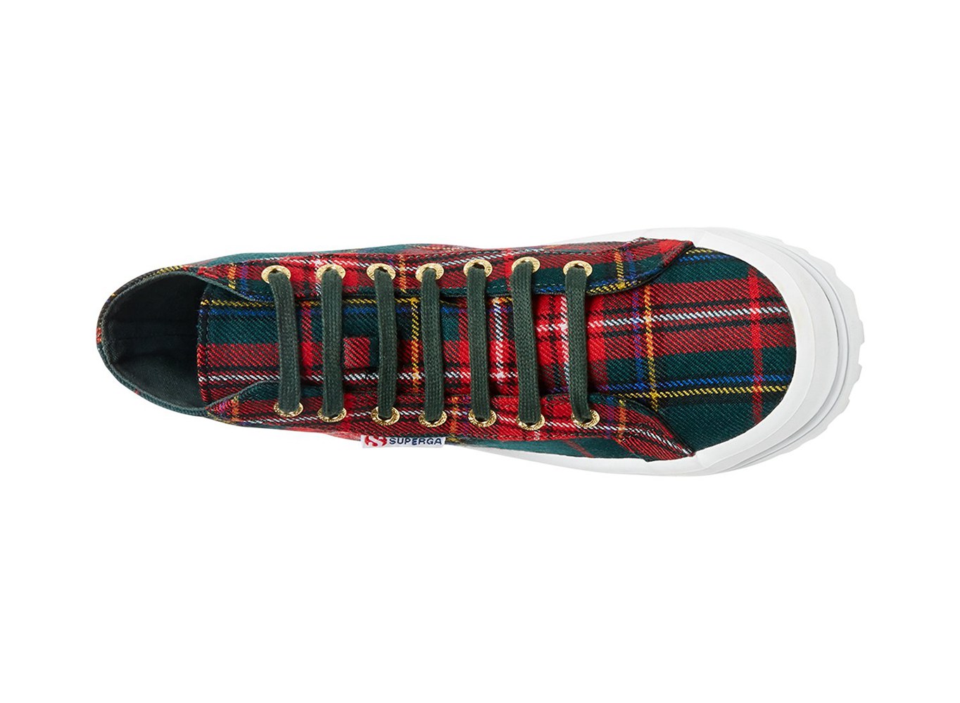 Botas Feminino Multicoloridas - Superga 2341 Cotw Plaid - OSLMR-2540